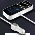 Ultra-Thin 8-Port USB Car Charger with LED Display - Image 2