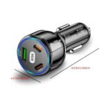 3-Port 90W Fast Car Charger - Image 3