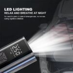 Compact 120W Electric Tire Inflator Portable Air Compressor - Image 8