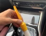 5-Piece Durable PBT White Nylon Hair Car Detailing Brush Set - Image 3