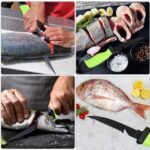 Multi-Purpose Stainless Steel Fishing Fillet Knife Set with Sheath and Teflon Coating - Image 3