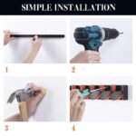 Wall-Mounted 6-Rod Fishing Pole Rack - Image 6