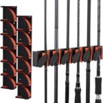 Wall-Mounted 6-Rod Fishing Pole Rack - Image 2