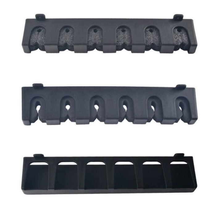 Space-Saving 6-Rod Vertical Fishing Pole Rack - Image 1