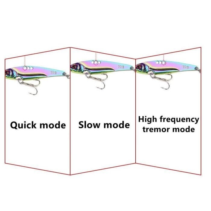 Multi-Color Long Cast Vibration VIB Sequin Fishing Lure - Image 3