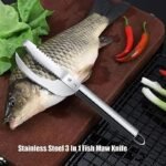 Stainless Steel 3-in-1 Fish Scale Knife: Cut, Scrape, and Dig Efficiently - Image 5