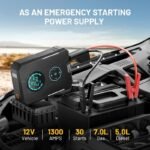 4-in-1 Car Jump Starter with Portable Air Compressor, Power Bank & Emergency Lighting - Image 4
