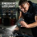 4-in-1 Car Jump Starter with Portable Air Compressor, Power Bank & Emergency Lighting - Image 6