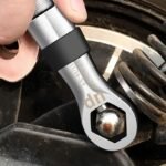 Universal Dual-Head 23-in-1 Adjustable Wrench - Metric & Imperial, 7-19MM Ratchet Spanner - Image 7