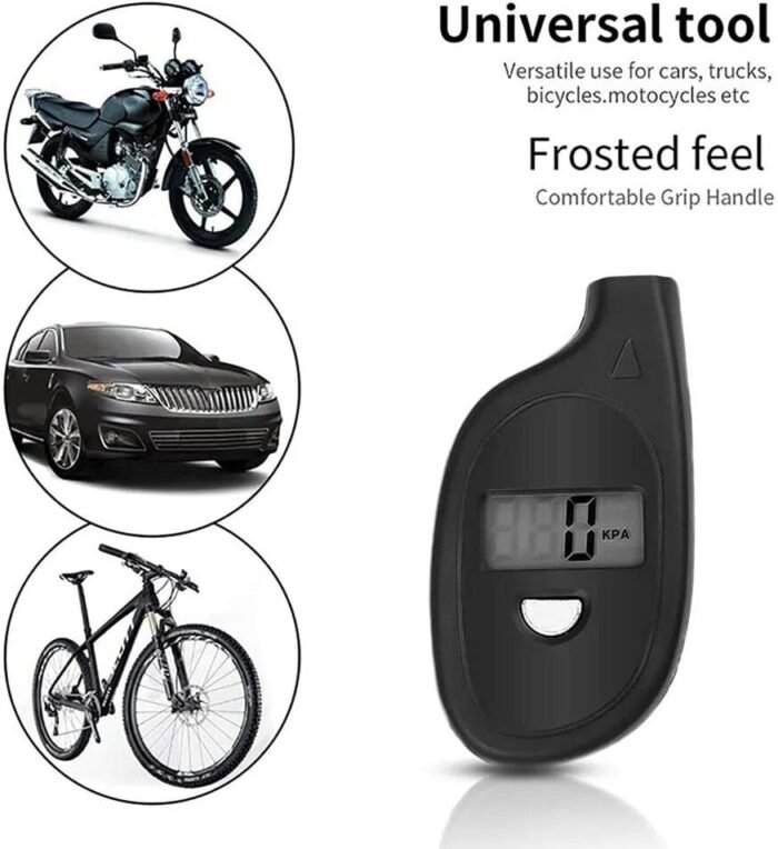 Compact Keychain Digital Tire Pressure Gauge with LCD Display - Image 5