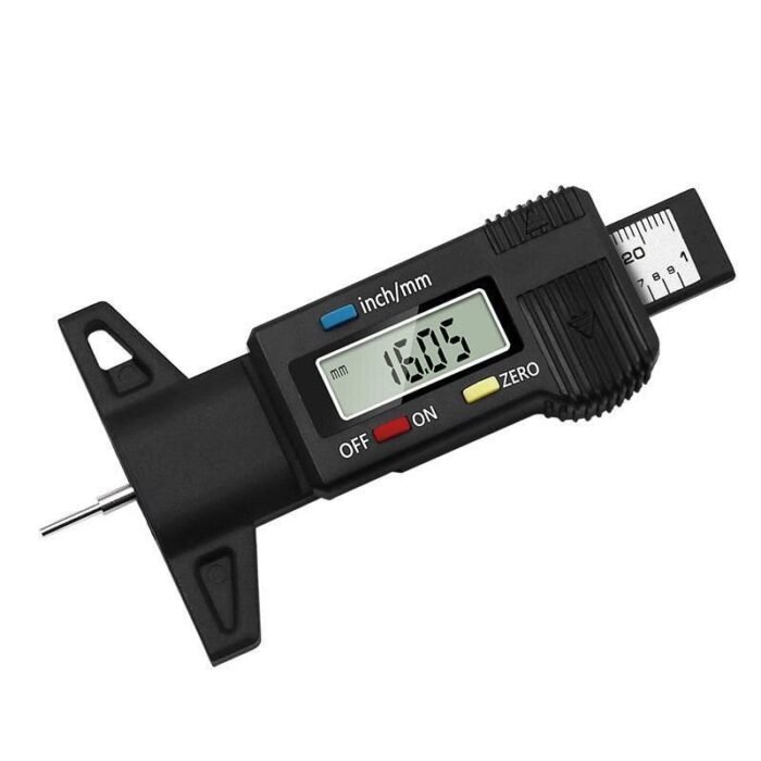 Essential Digital Tire Tread Depth Gauge - Precision Auto Tire Monitoring Tool - Image 1