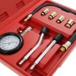 Engine Cylinder Compression Tester Kit with Multiple Adapters - Image 4