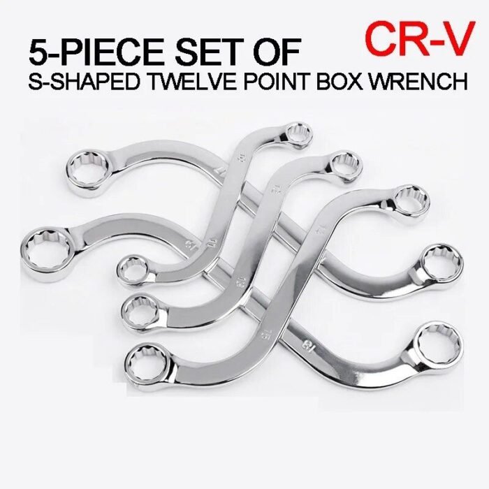 5-Piece S-Type Allen Wrench Set - Double-Ended Spanner Tool Kit - Image 2