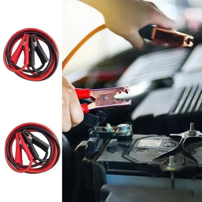 Heavy Duty Jumper Cables - Quick Connect Battery Booster Jump Leads for Cars, Vans, and Trucks - Image 2