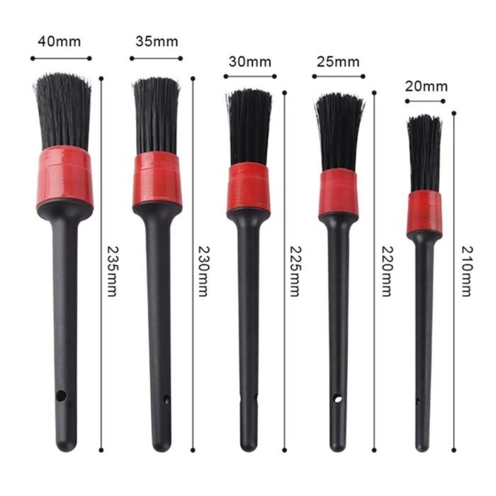 5-Piece Car Detailing Brush Set - Image 2