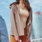 Versatile Long Sleeve Hooded Sport Top for Women - Image 7