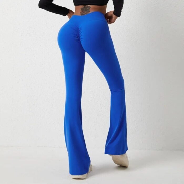 High Waist Flare Yoga Pants - Image 3