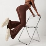 High Waist Flare Yoga Pants - Image 2