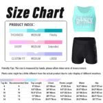 Girls' Sporty Dance & Gymnastics Outfit - Sleeveless Crop Top & Athletic Shorts Set - Image 7