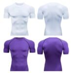 Men's High-Performance Compression Running T-Shirt: Quick Dry, Fitness & Training Essential - Image 3