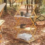 Versatile Bamboo Outdoor Folding Rack - Image 3