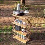 Versatile Bamboo Outdoor Folding Rack - Image 2