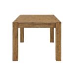 Rustic Brown Wooden Dining Table - Image 5