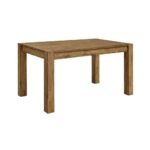 Rustic Brown Wooden Dining Table - Image 2