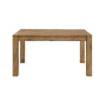 Rustic Brown Wooden Dining Table - Image 3