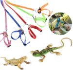 Adjustable Reptile Harness with Leash - Soft Polyester Walking Strap for Lizards and Turtles - Image 5