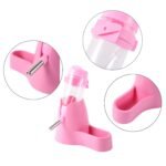 Compact 80ml Hamster Water Bottle with Integrated Feeding Trough - Image 4