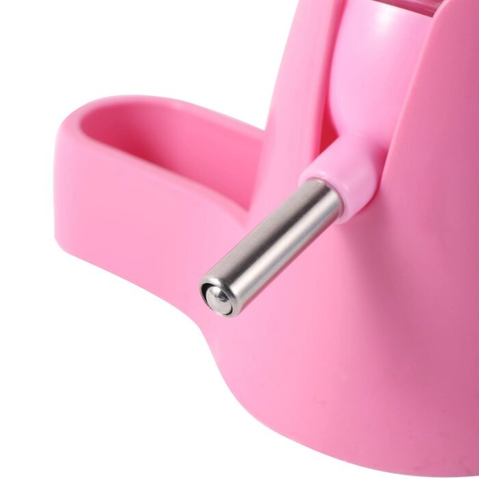 Compact 80ml Hamster Water Bottle with Integrated Feeding Trough - Image 7