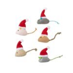 Interactive Catnip Mouse Toy - Chewable Catgrass Pick-me-up for Cats - Image 2