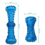 Durable Rubber Dog Chew Toy: Interactive Puppy Teething & Play Bone - Image 4