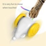 Interactive USB Rechargeable Cat Toy with Smart Standby & Dazzling Light Features - Image 2