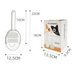 Efficient & Ergonomic Cat Litter Scoop Set - Image 3