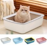 Large Capacity Semi-Enclosed Cat Litter Box - Image 7