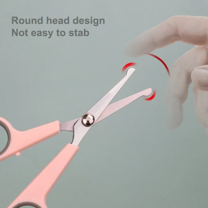 Round-Tip Professional Pet Grooming Scissors for Dogs and Cats - Image 3
