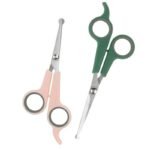 Round-Tip Professional Pet Grooming Scissors for Dogs and Cats