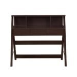 Elegant Wenge Writing Desk with Ample Storage - Image 7