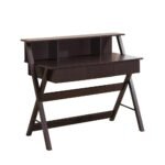 Elegant Wenge Writing Desk with Ample Storage - Image 6