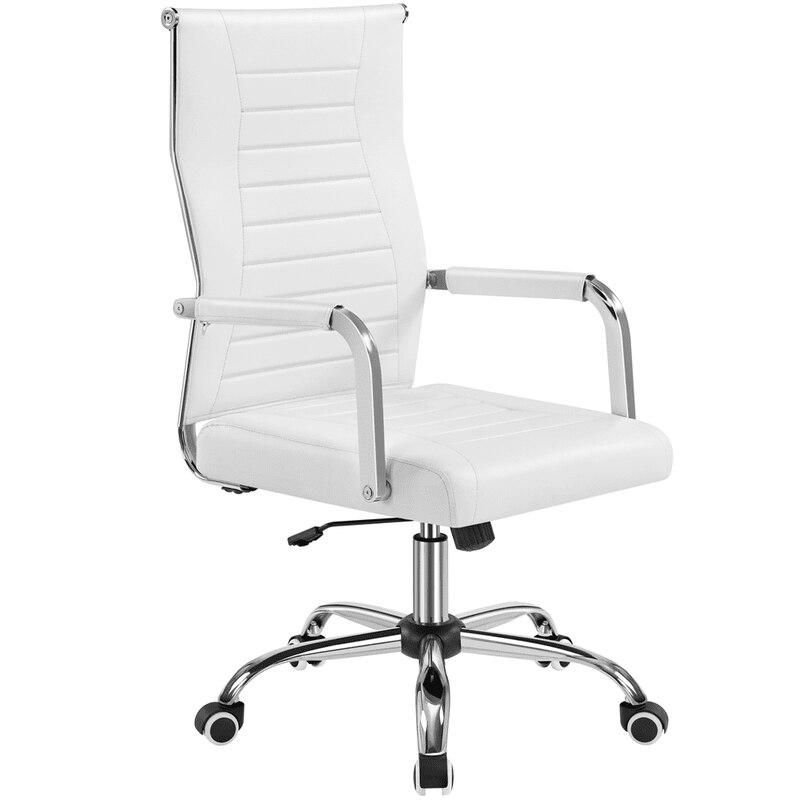 61189-09ed0f.jpeg Modern Faux Leather Office Desk Chair - Image 1