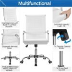 Modern Faux Leather Office Desk Chair - Image 6