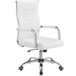 Modern Faux Leather Office Desk Chair - Image 2