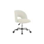 Mainstay Fabric Upholstered Open Back Office Chair - Image 2