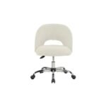 Mainstay Fabric Upholstered Open Back Office Chair - Image 7