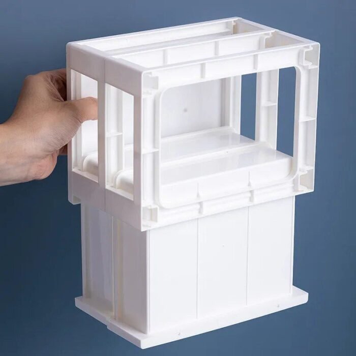 Multi-Layer Modern Plastic Desktop Organizer - Image 5