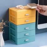 Multi-Layer Modern Plastic Desktop Organizer - Image 3