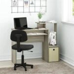 Compact Home Office Computer Desk with Storage Bin - Image 5