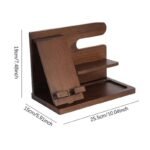 Elegant Multifunction Wooden Bedside Organizer - Image 7